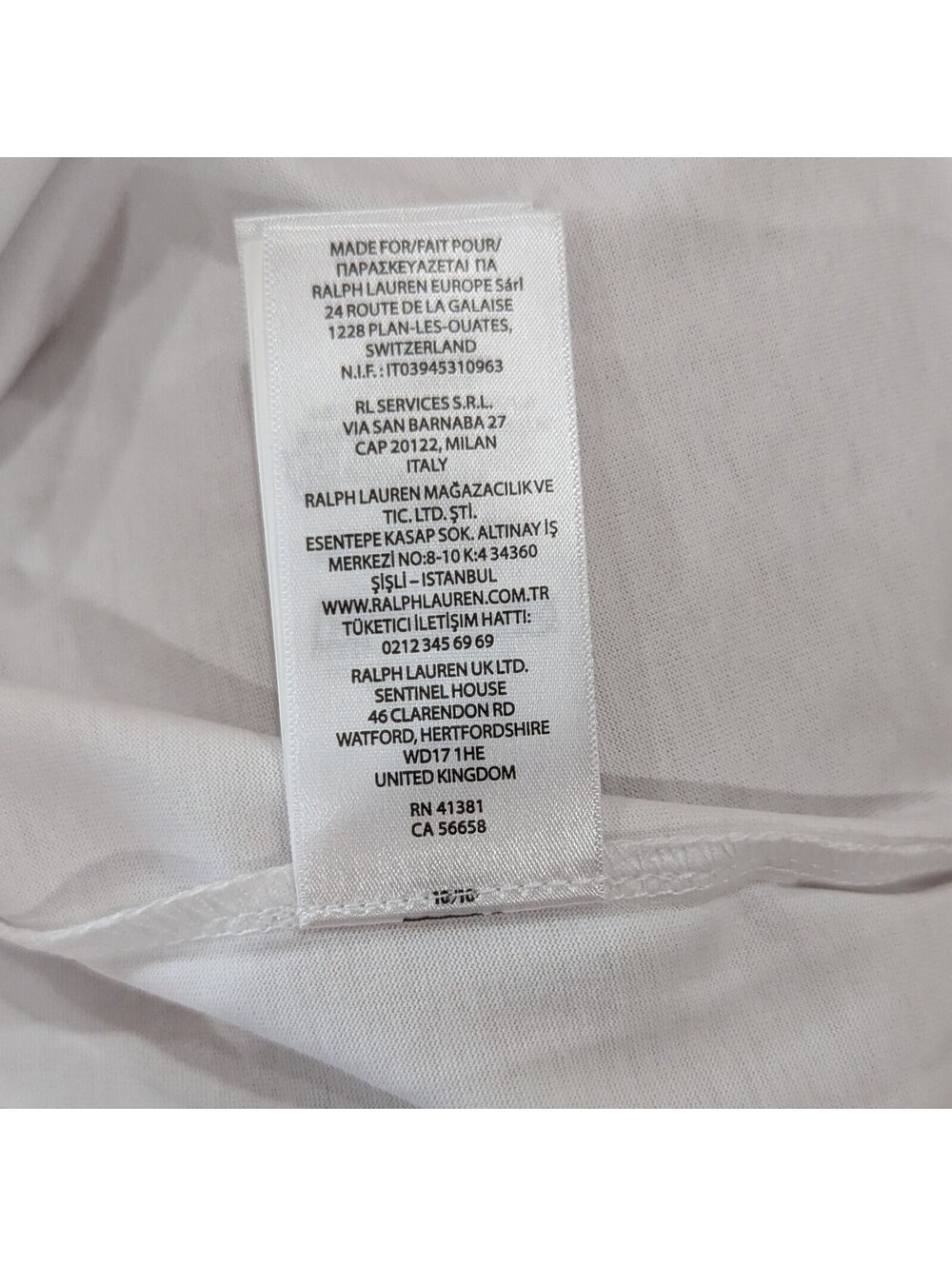 Polo Ralph Lauren Polo Bear Pocket T-Shirt White Size LNWT - Picture 7 of 9
